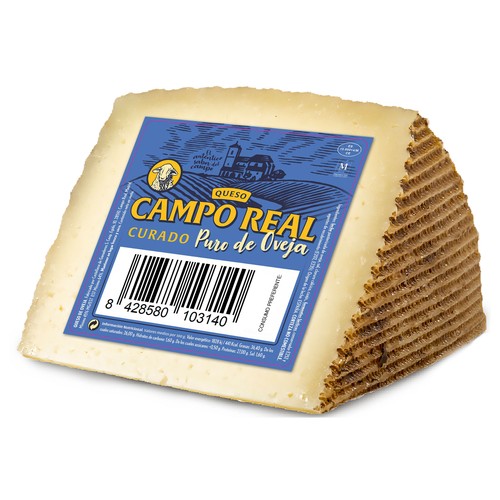 Queso curado oveja CAMPORREAL Cuña 250 g.