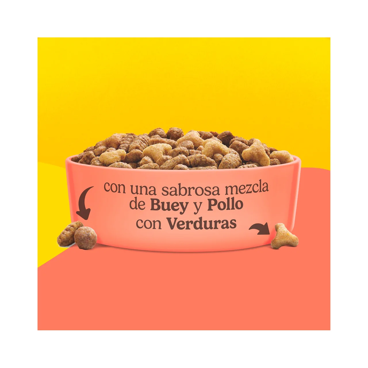 Pienso para gatos adultos a base de buey, pollo y verduras 4 kg