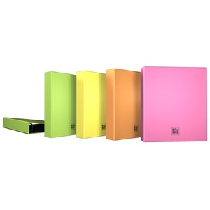 Imagen de Carpeta de anillas A4, surtido de colores pastel fluorescente, B&B.