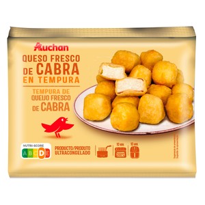 AUCHAN Queso fresco de cabra en tempura 200g