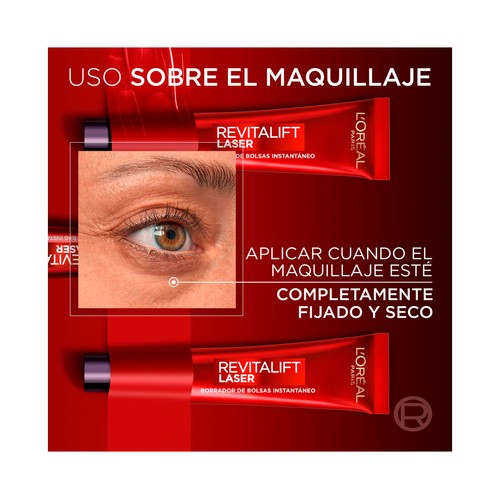 L´ORÉAL PARIS Revitalift laser Contorno de ojos borrador de bolsas al instante 15 ml.