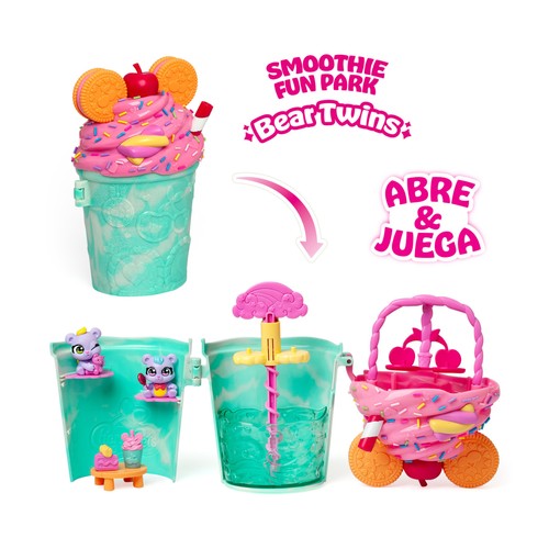 CHERRY PETS Smoothie Fun Park 2 figuras osos gemelos