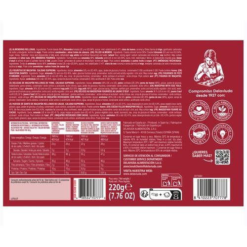 DELAVIUDA Surtido especialidades 220 g.