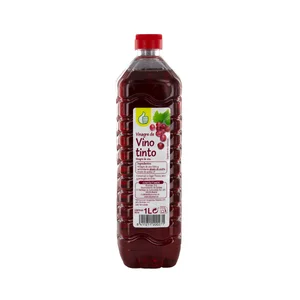 PRODUCTO ECONÓMICO ALCAMPO Vinagre de vino tinto botella de 1 l.