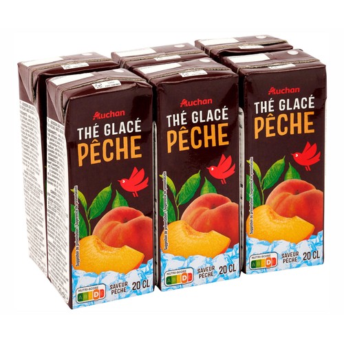PRODUCTO ALCAMPO Bebida té melocotón pack 6 x 20 cl.