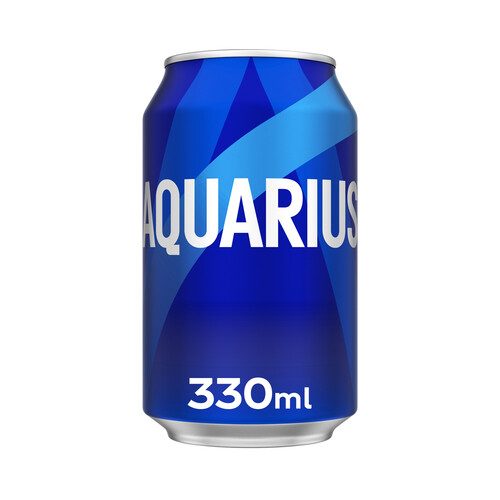 AQUARIUS Bebida isotónica con sabor a limón lata de 33 cl.