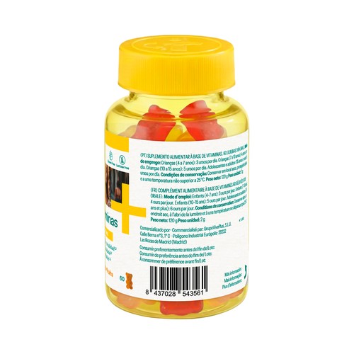 VIVE+ Gummies multivitaminas 60 uds.