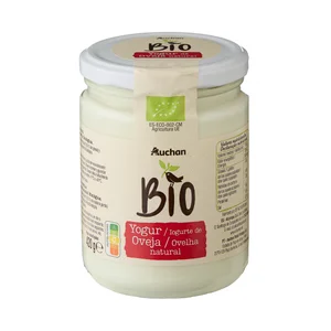 PRODUCTO ALCAMPO Bio Yogur natural de leche ecológica de oveja 420 g.