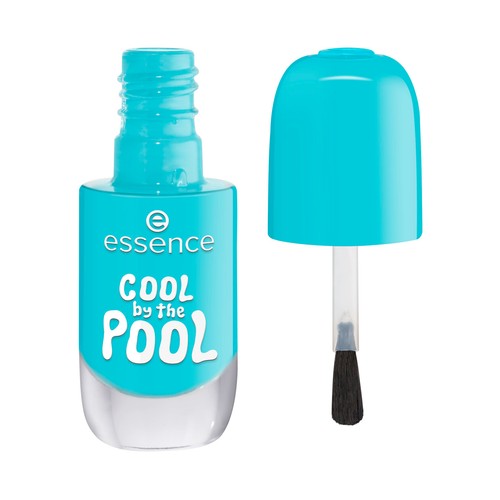 ESSENCE tono 39 Cool by the pool azul aguamarina brillante Esmalte de uñas en gel de larga duración.