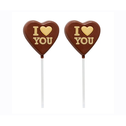 DEKORA Piruletas de corazón i love you 25 g.
