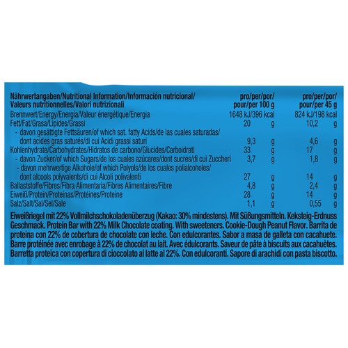 WEIDER Joe´s Barritas con sabor a galleta 1 uds x 50 g.