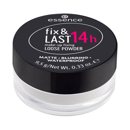ESSENCE Fix & last 14h Polvos sueltos para fijar el maquillaje hasta 14 horas.
