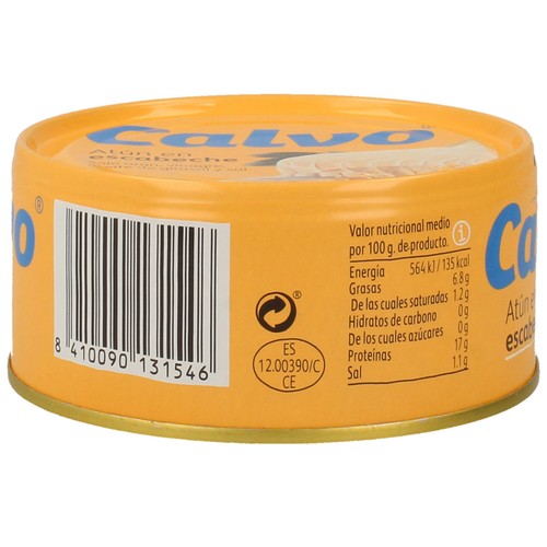 CALVO Atún en escabeche lata de 160 g.