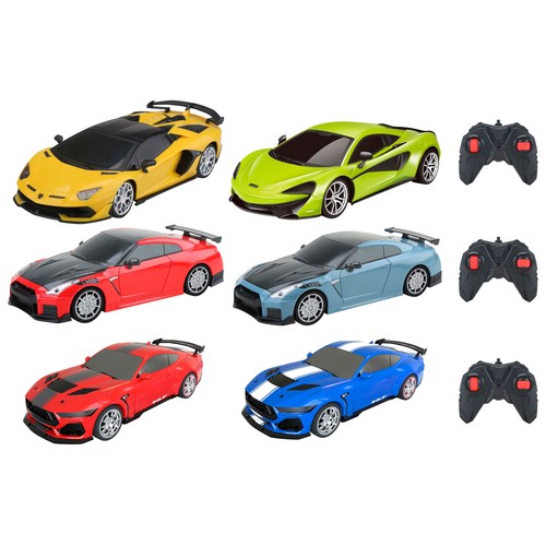 Coches radiocontrol Marcas 1:24, modelos surtidos +3 Años ONE, TWO FUN