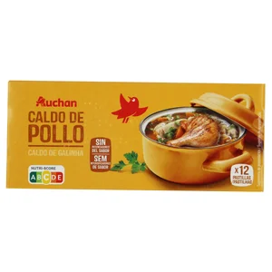 PRODUCTO ALCAMPO Caldo de pollo pastillas de 12 uds. 120 g.