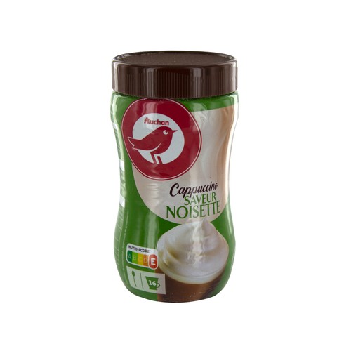 Café soluble Capuccino avellana PRODUCTO ALCAMPO 250 g.