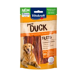 VITAKRAFT Snacks naturales para perro de tiras de pato VITAKRAFT 80 gr.