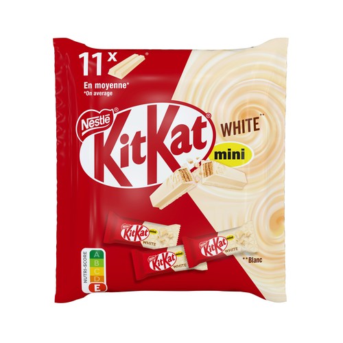 KIT KAT Barritas Minis de chocolate blanco  11 uds x 146,3 g.