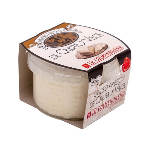 LA COLMENAREÑA Queso fresco de cabra y vaca LA COLMENAREÑA 250 g.