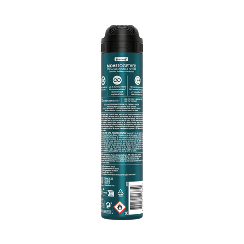 REXONA Desodorante spray para hombre con protección anti manchas REXONA Men invisible 200 ml.