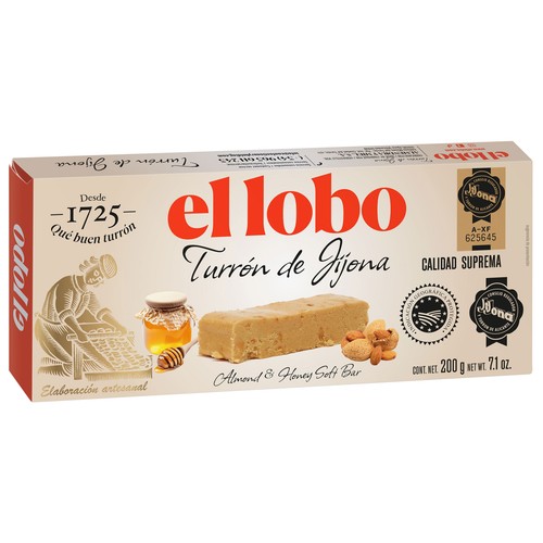 EL LOBO Turrón Jijona 200 g.