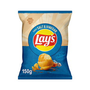 Imagen de LAY'S Patatas fritas lisas con sabor a sal y vinagre en bolsa 150 g.