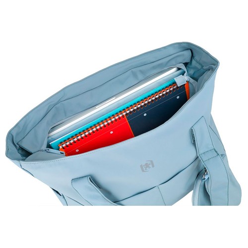 Tote bag OXFORD University Endless color dusty blue.