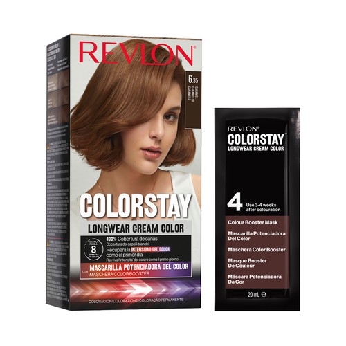 REVLON Colorstay Coloración permanente tono 6.35 Caramelo.