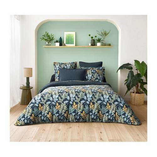 Funda nórdica 90cm 100% algodón, diseño Brumes Vegetales Tank 1 Home Sweet Home. ACTUEL