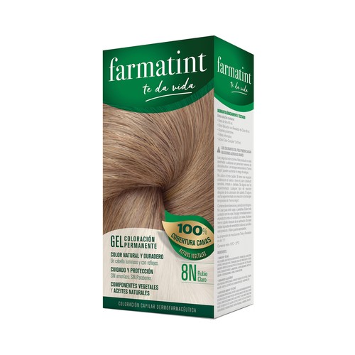 FARMATINT Tinte de color rubio claro y número 8 N FARMATINT.