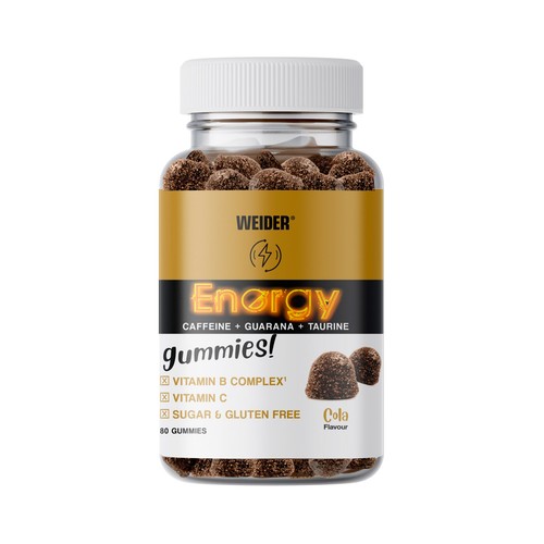WEIDER Gominolas energéticas 80 uds. 160 g.