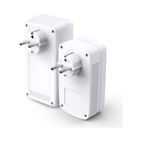 Kit Extensor Powerline WiFi TP-LINK TL-WPA8631P Kit, AV1300, doble banda wifi AC1200, enchufe incorporado.