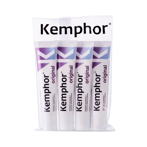 KEMPHOR Original Pasta de dientes protectora de encías y esmalte dental 4 x 25 ml.