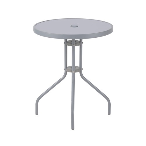 Mesa redonda con cristal bistro 60cm, GARDENSTAR.