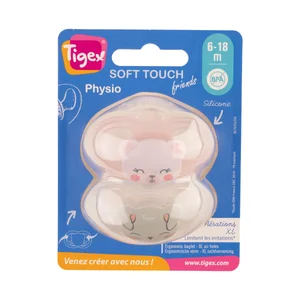 Chupete fisiológico 100% silicona 6-18 meses, TIGEX.