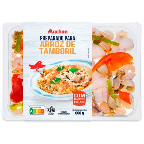 AUCHAN Preparado para arroz de rape, sin gluten, 600 g Producto Alcampo.