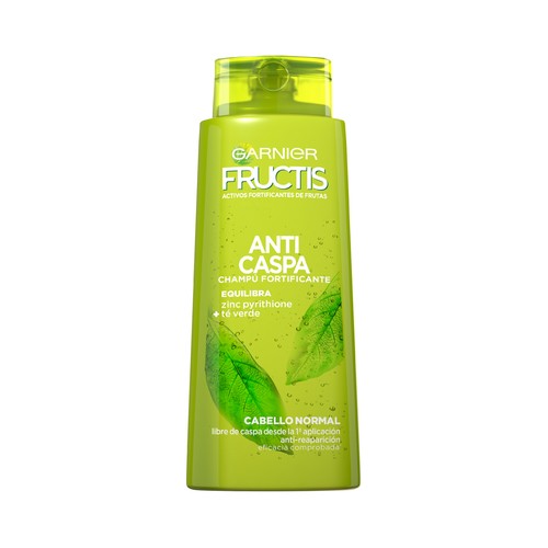 FRUCTIS Champú anti-caspa fortificante sin parabenos, para cabello normal690 ml.