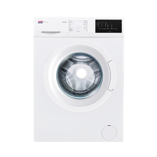 Lavadora NEW POL NW610EU 6KG, clasificación energética: D, 1000RPM, H: 84,5cm, A: 59,7, F: 49,7cm.