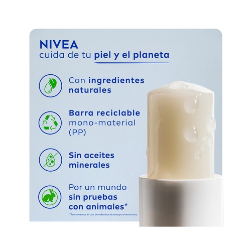 LIPOSAN Original Protector (bálsamo) labial hidratante, con ingredientes 100% naturales.