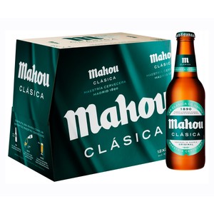 Imagen de MAHOU CLASICA Cervezas pack 12 uds. x 25 cl.