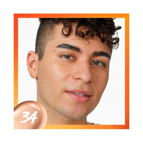MAYBELLINE Super stay skin tint tono 34 Base de maquillaje ligera de larga duración.
