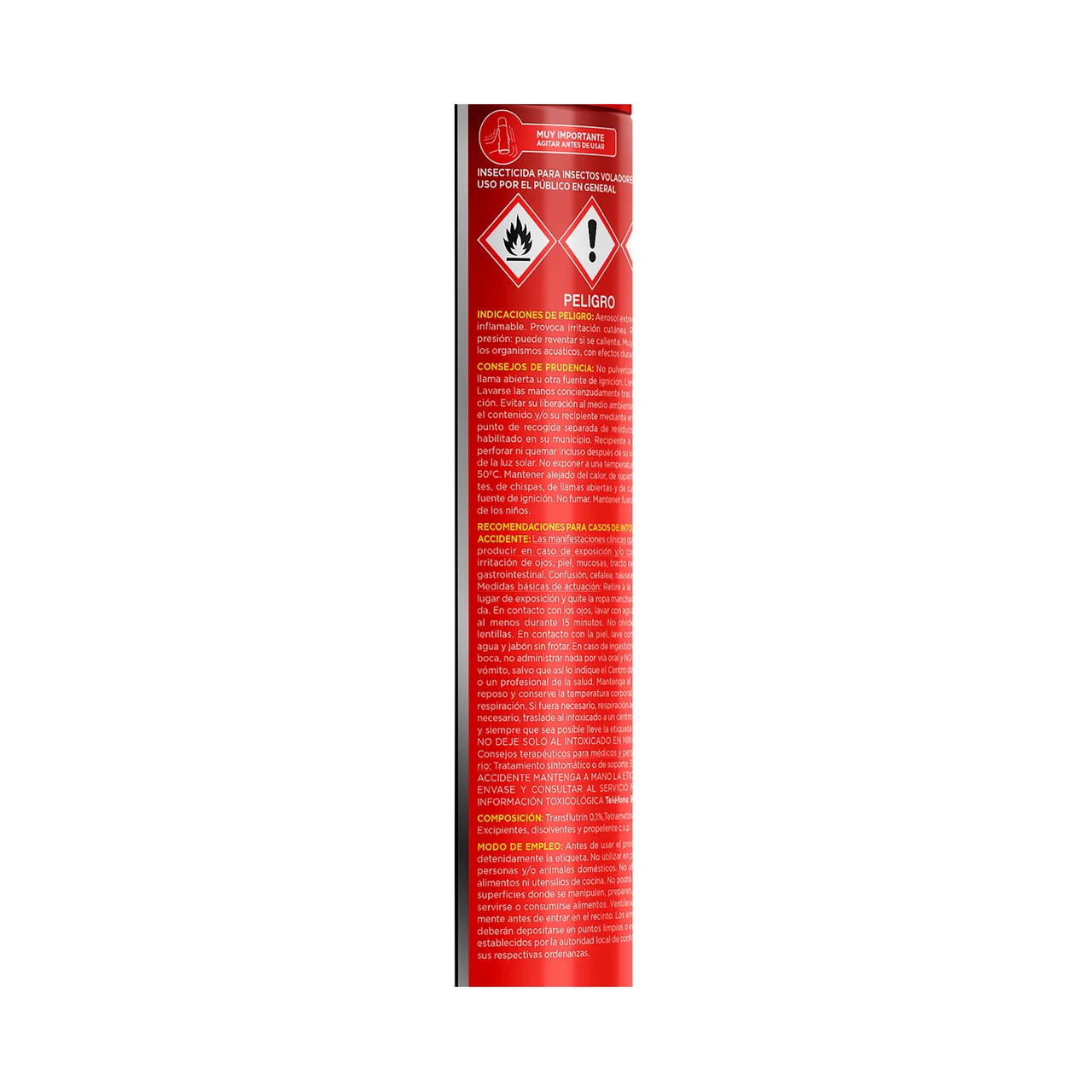 Insecticida aerosol Max moscas y mosquitos 400 ml.
