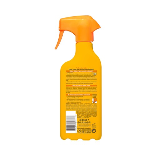 DELIAL Leche solar protectora en spray con acción hidratante y FPS 30 (alto) 300 ml.