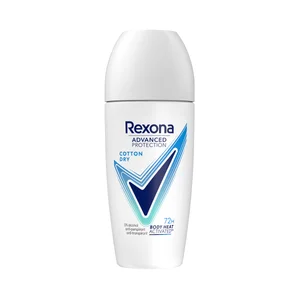 REXONA Advanced protection cotton dry Desodorante roll on para mujer sin alcohol y con protección antitranspirante hasta 72 horas 50 ml.