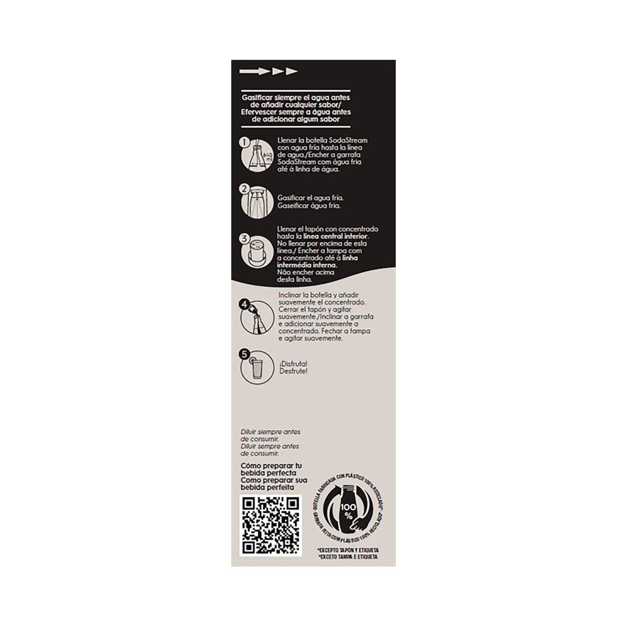 Sirope pepsi zero 440 ml.