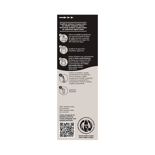 SODASTREAM Sirope pepsi zero 440 ml.