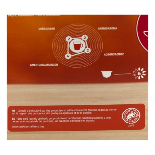PRODUCTO ALCAMPO Café en cápsulas Largo I6, 16 uds.
