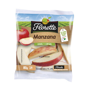 Imagen de Manzana lavada y cortada FLORETTE 80 gramos