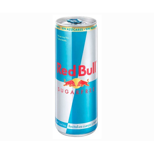 Bebida energética sin azúcar RED BULL SUGAR FREE 250 ml.