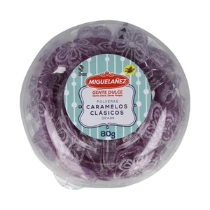MIGUELAÑEZ Caramelos violeta (en polvera) 80 g.